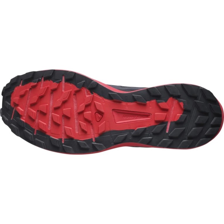 Tenis Para Trail Running Salomon Sense Ride 4 Hombre Negros Rojos | MX XRTE274